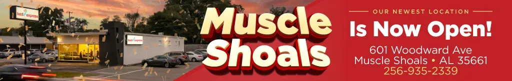 Now Open Muscle Shoals